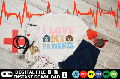 I Love My Patients SVG Shahin alam 