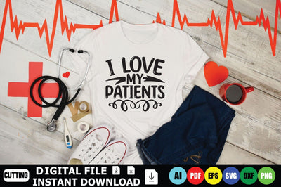 I Love My Patients SVG Shahin alam 