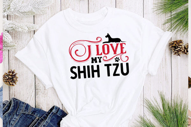 I love my Shih Tzu SVG SVG CraftingStudio 