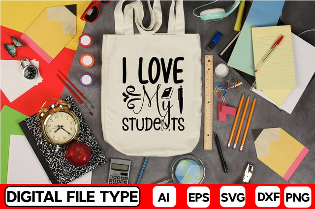 I Love My Students SVG CraftlabSvg29 