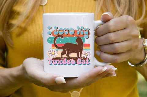 I Love My Tuxdeo Cat Sublimation SVGArt 