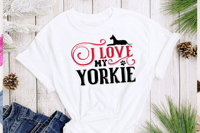 I love my Yorkie SVG SVG CraftingStudio 