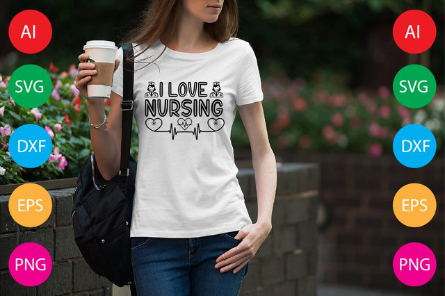 I Love Nursing SVG CraftlabSvg29 