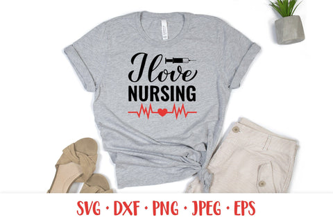 I love nursing SVG. Nurse quote. Gift for nurses SVG LaBelezoka 
