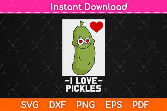 I Love Pickles Squad Pickle Party Funny Svg Design SVG artprintfile 