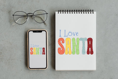 I Love Santa Sublimation Sublimation Jagonath Roy 