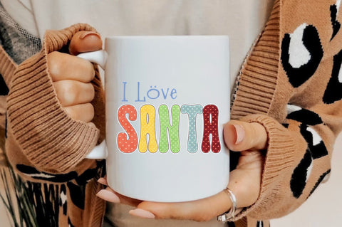 I Love Santa Sublimation Sublimation Jagonath Roy 