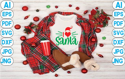 I Love Santa SVG Craftlabsvg24 