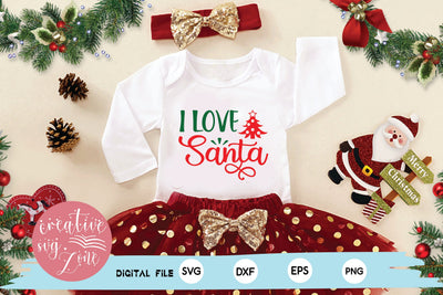 i love santa SVG md faruk hossain 