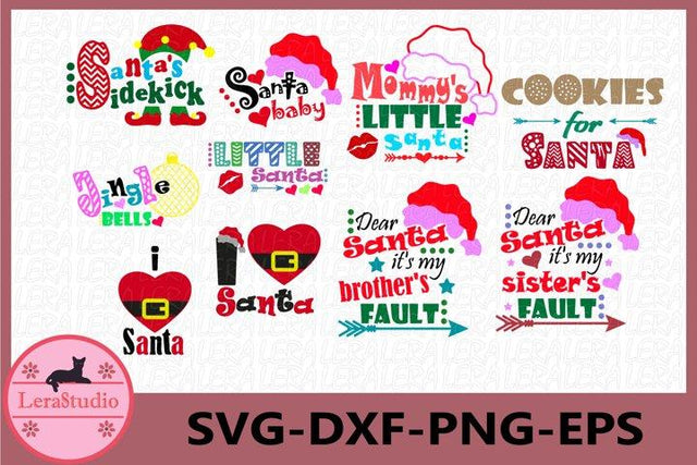 I love Santa SVG SVG Lerastudio 
