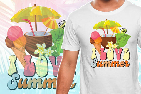 I Love Summer SVG designartist 