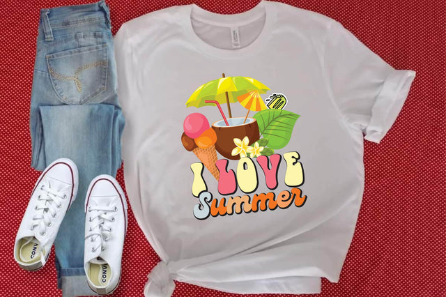 I Love Summer SVG designartist 