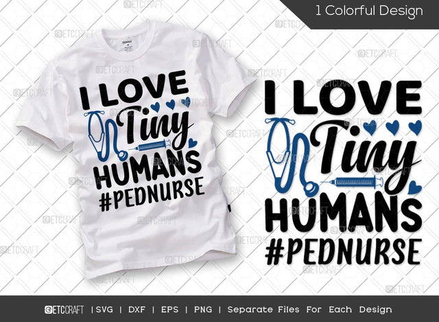 I Love Tiny Humans SVG Cut File | Stethoscope Svg | Registered Nurse Svg | Nurse Life Svg | Funny Nurse Svg | Nurse Gift Svg | Nurse Quote Svg SVG ETC Craft 