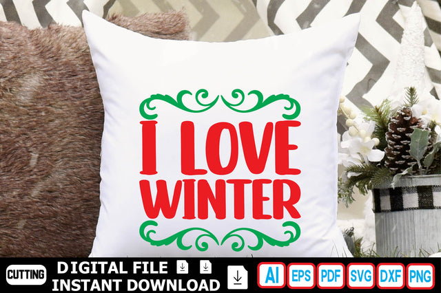 I Love Winter SVG Craftlabsvg24 