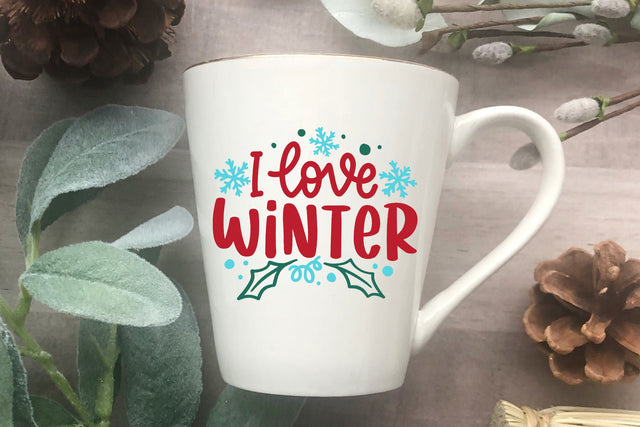 I Love Winter SVG Cut File SVG dapiyupi store 