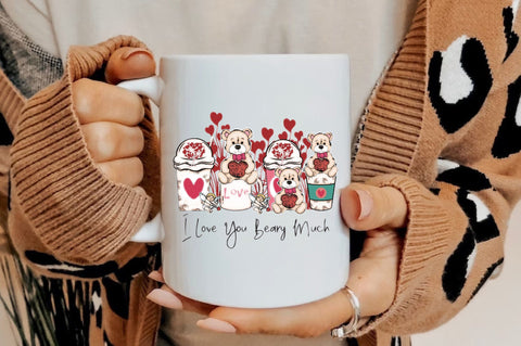 I Love You Beary Much Coffee Teddy Bear Sublimation Jagonath Roy 