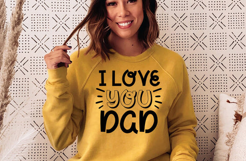 I Love You Dad Shirt, Love Dad Shirt, Baby Announcement Shirts, Girls Shirt, Best Dad Shirt, Shirts For Kids, Dad Birthday Shirts SVG MD mominul islam 