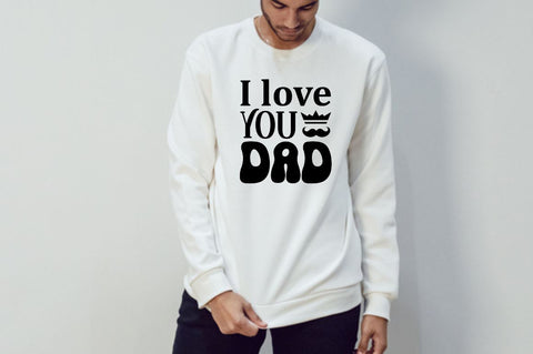 I love you dad SVG, I love you dad SVG DESIGNISTIC 