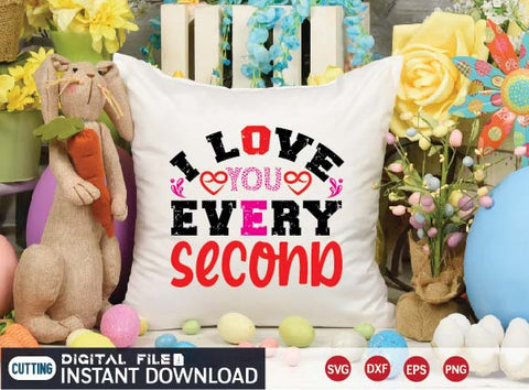 i love you every second SVG designer krishna 