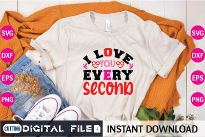 i love you every second SVG designer krishna 