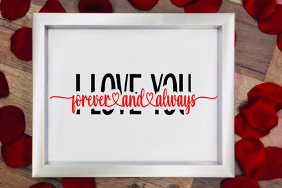 I Love You Forever & Always - Cut File SVG, PNG, JPEG SVG August Sun Fire 