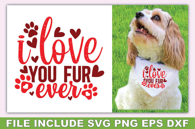 I Love You Fur Ever SVG Ariyan 