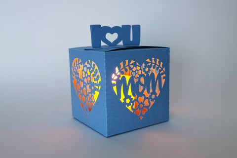 I love you Mom box svg, Gift box for Mom SVG CuttingLineStore 