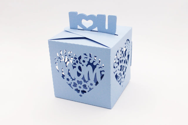 I love you Mom box svg, Gift box for Mom SVG CuttingLineStore 