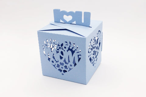 I love you Mom box svg, Gift box for Mom SVG CuttingLineStore 