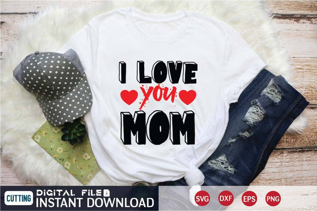 i love you mom svg SVG designer krishna 
