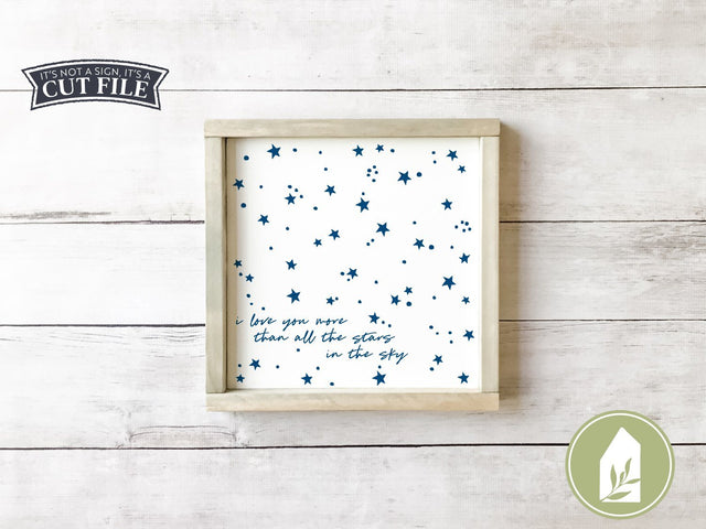 I Love You More SVG | Family SVG | Farmhouse Sign Design SVG LilleJuniper 