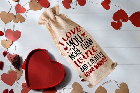 I love you more than wine and i really love wine SVG SVG Regulrcrative 