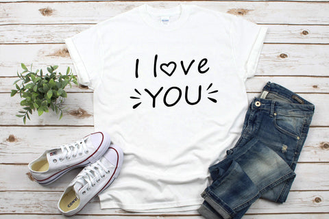 I Love You SVG - 3 Designs SVG HappyDesignStudio 