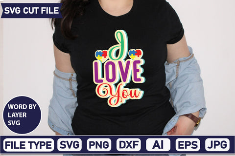 I Love You SVG Cut File SVG DesignPlante 503 