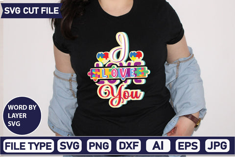 I Love You SVG Cut File SVG DesignPlante 503 