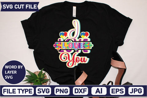 I Love You SVG Cut File SVG DesignPlante 503 