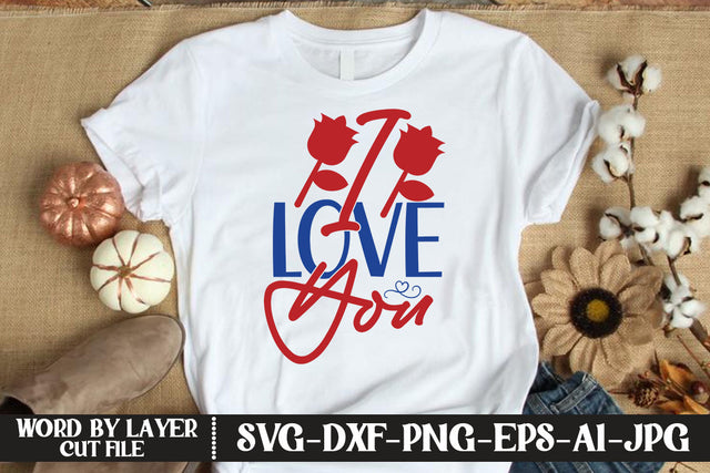 I Love You SVG CUT FILE SVG MStudio 
