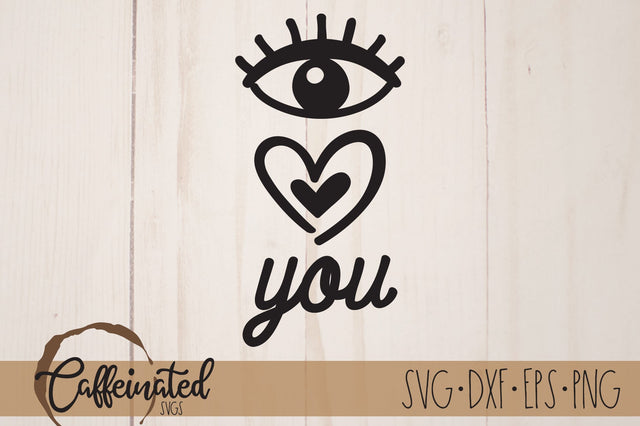 I Love You svg, I Heart You svg SVG Caffeinated SVGs 