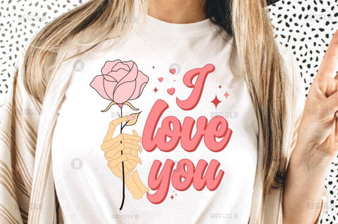 I love you SVG Sublimation Regulrcrative 