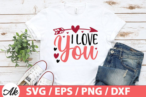 I love you SVG SVG akazaddesign 
