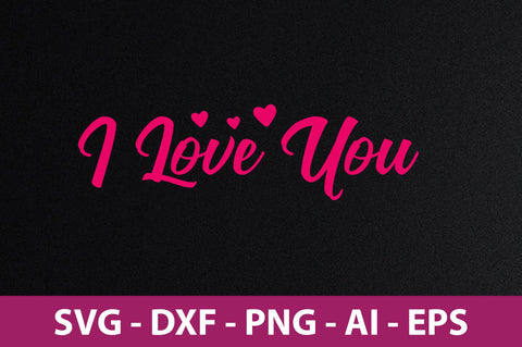 I Love You-svg SVG nirmal108roy 