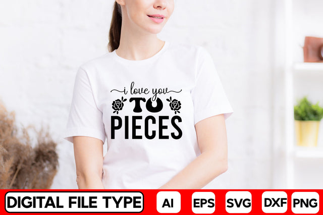 I Love You To Pieces SVG CraftlabSvg29 