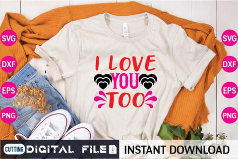 i love you too SVG designer krishna 