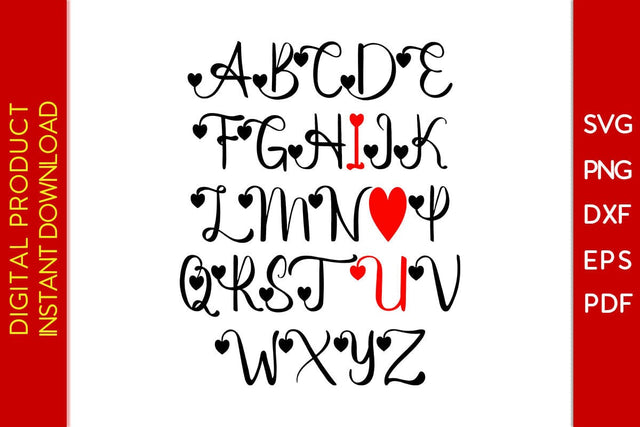 I Love You Valentine's Day SVG PNG EPS Cut File SVG Creativedesigntee 