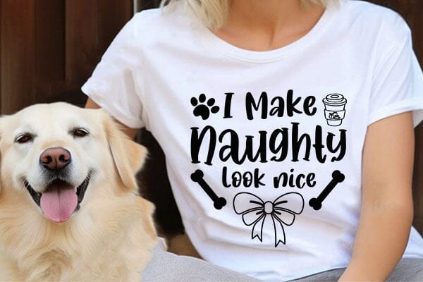 I Make Naughty Look Nice SVG Angelina750 