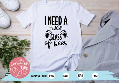 i need a huge glass of beer SVG md faruk hossain 