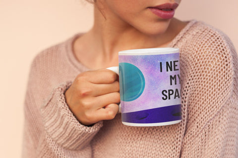 I Need My Space solar system mug sublimation Sublimation Angel on Empire 