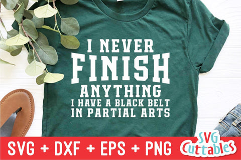 I Never Finish Anything svg - Funny Cut File - Funny svg - dxf - eps - png - Quote - Silhouette - Cricut - Digital File SVG Svg Cuttables 