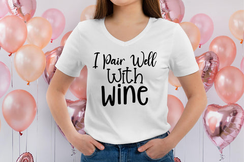 I Pair Well With Wine svg SVG orpitasn 