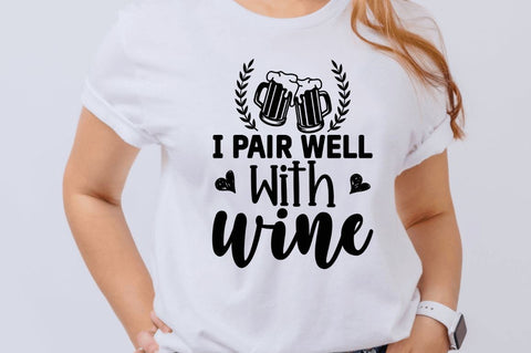 I pair well with wine SVG SVG Regulrcrative 